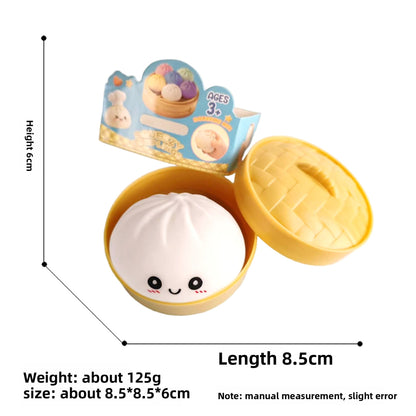 Expression Steamed Bun Squeeze Stress Relief Toy