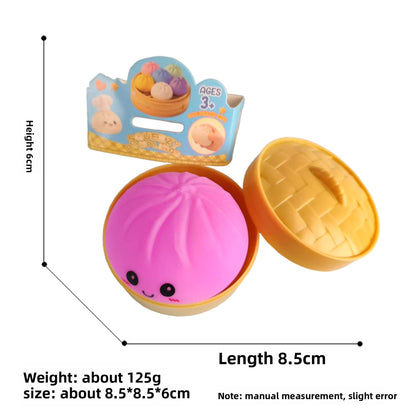 Expression Steamed Bun Squeeze Stress Relief Toy