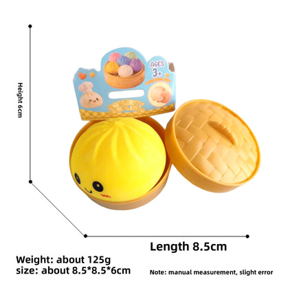 Expression Steamed Bun Squeeze Stress Relief Toy