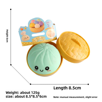Expression Steamed Bun Squeeze Stress Relief Toy