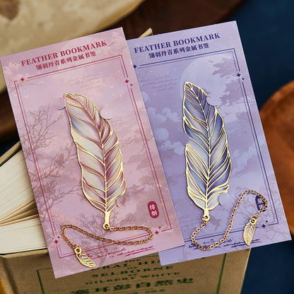 Exquisite Metal Bookmark Chinese Classical Design