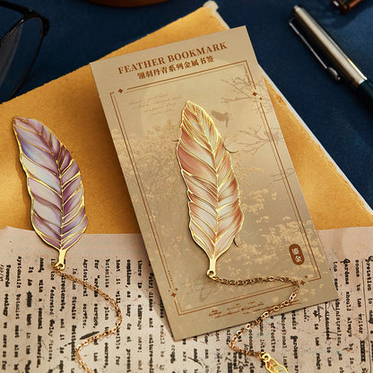 Exquisite Metal Bookmark Chinese Classical Design