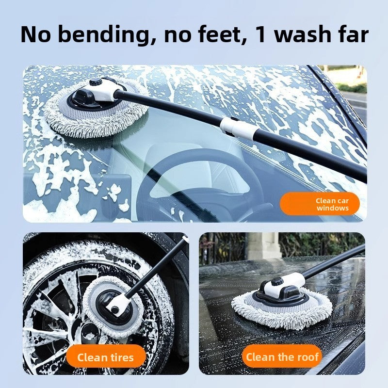 Extendable Car Wash Mop with Bendable Handle