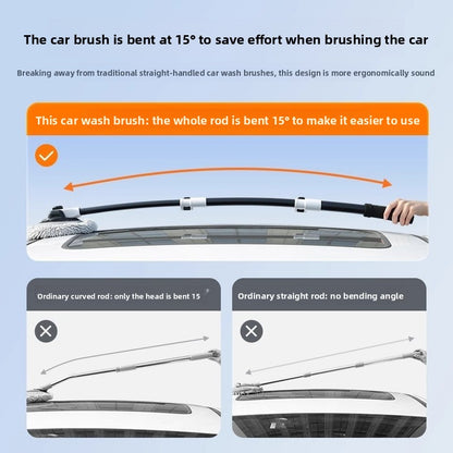 Extendable Car Wash Mop with Bendable Handle