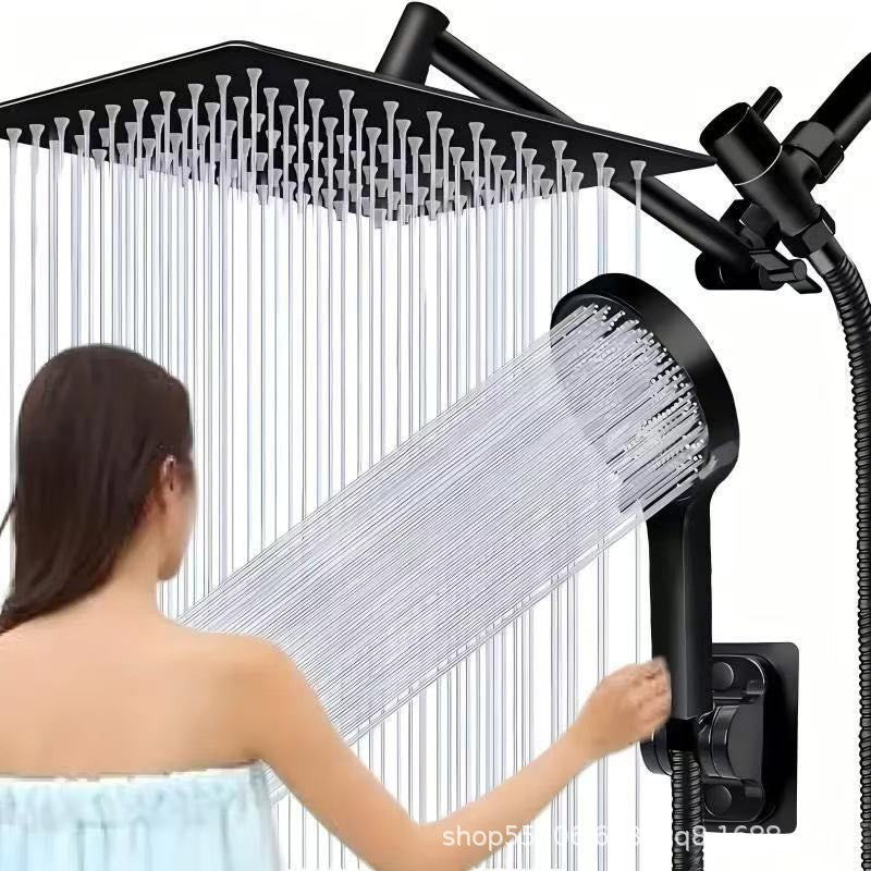 Extendable Handheld Showerhead, No-Drill Installation