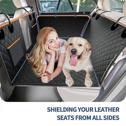 Extendable Pet Car Seat Cover with Safety Belt