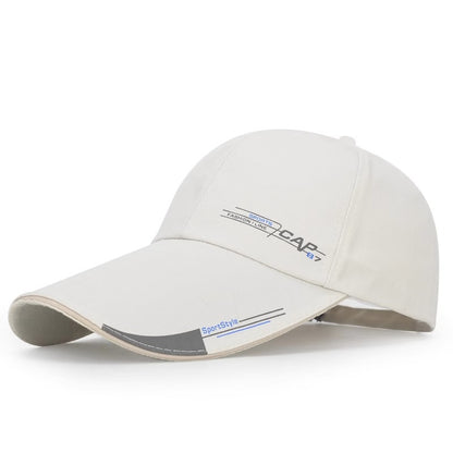 Extended Brim Peaked Cap