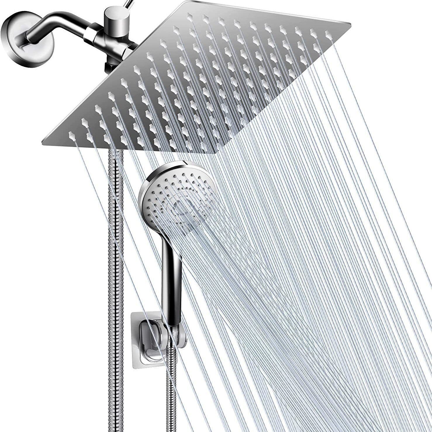 Extended Exposed Shower Wall Mount