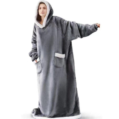 Extended Length Fleece Pullover Pajamas