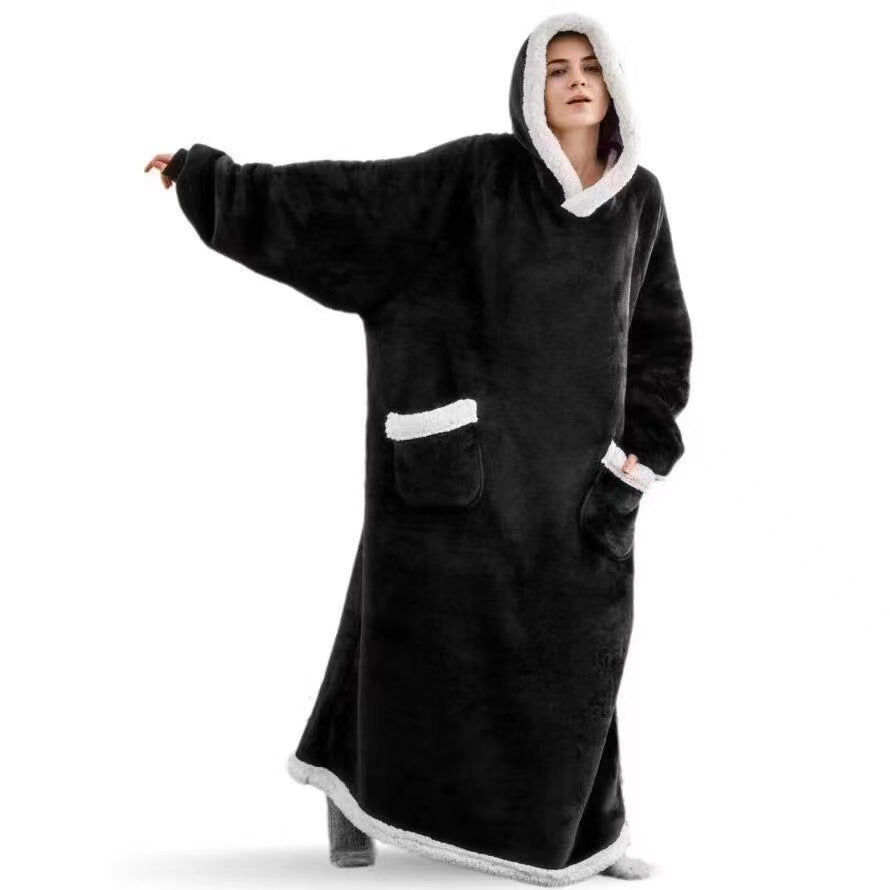 Extended Length Fleece Pullover Pajamas