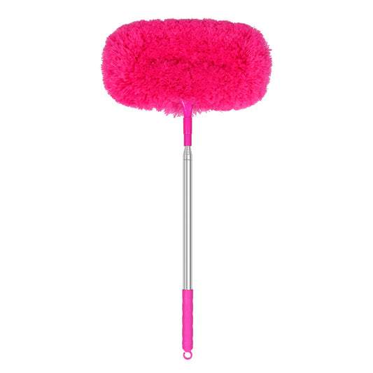 Extensible elliptical dust collection brush