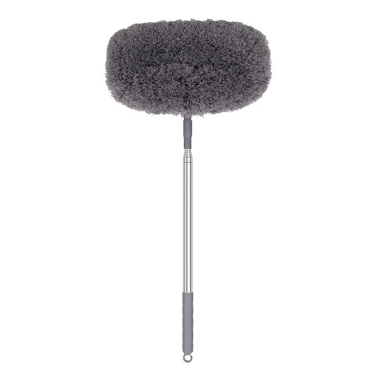 Extensible elliptical dust collection brush