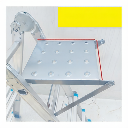 Extension ladder accessory small platform