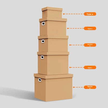 Extra hard leather paper box