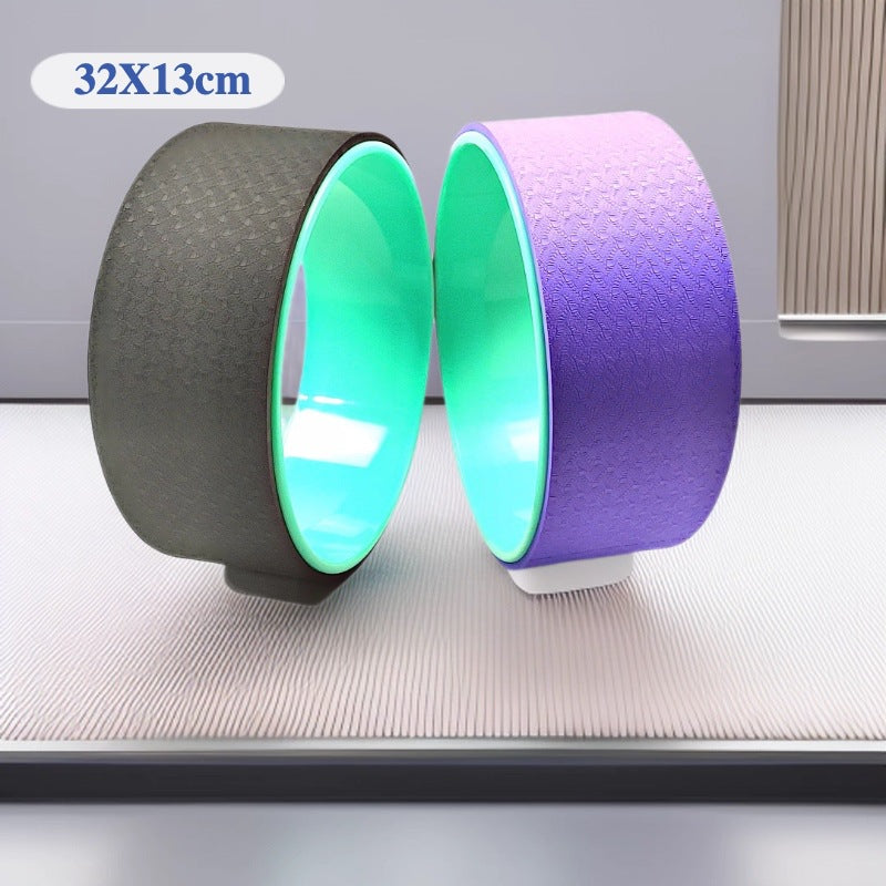 Extra-large and extra-wide TPE yoga wheel