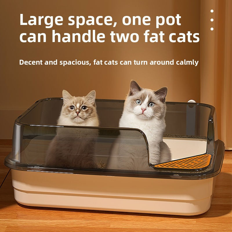 Extra-large cat litter box