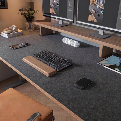Extra Large Felt Desk Mat with Anti-Slip Backing
