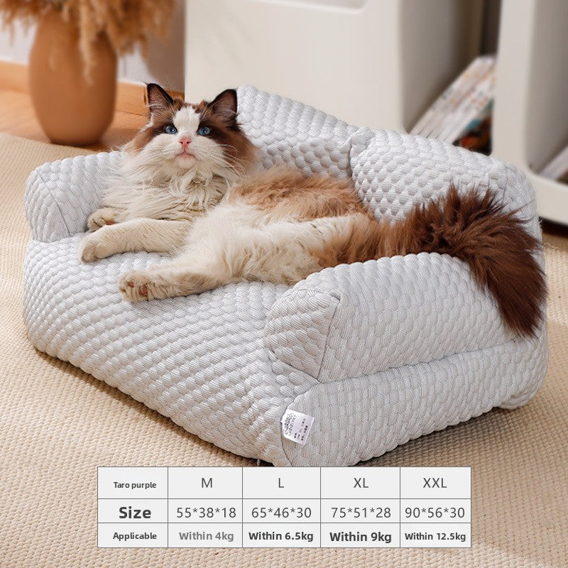 Extra Large Flannel Pet Bed Cat Sofa Nest Mat