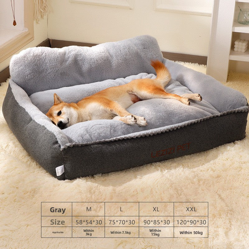Extra Large Flannel Pet Bed Cat Sofa Nest Mat
