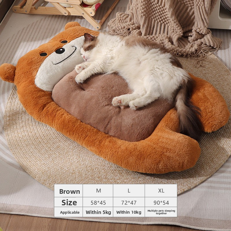 Extra Large Flannel Pet Bed Cat Sofa Nest Mat