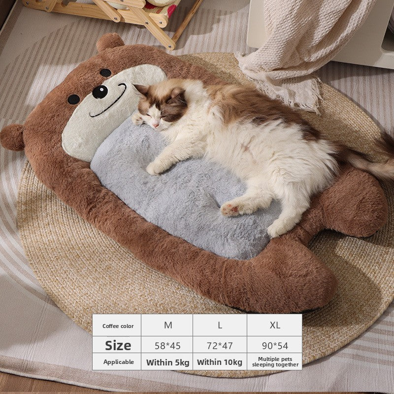 Extra Large Flannel Pet Bed Cat Sofa Nest Mat
