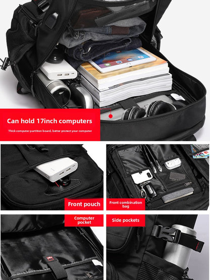 Extra-large travel bag with dual shoulder straps