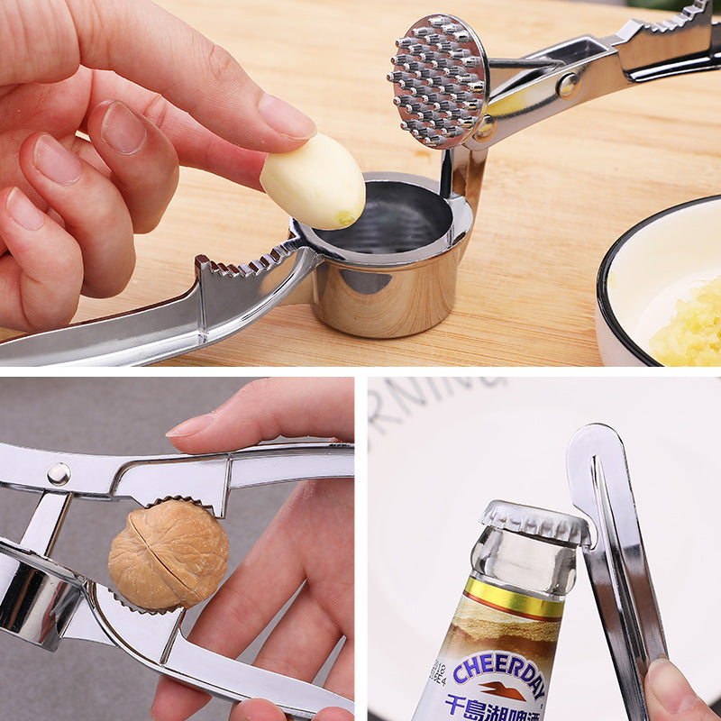 Extra Large Zinc Alloy Manual Garlic Press