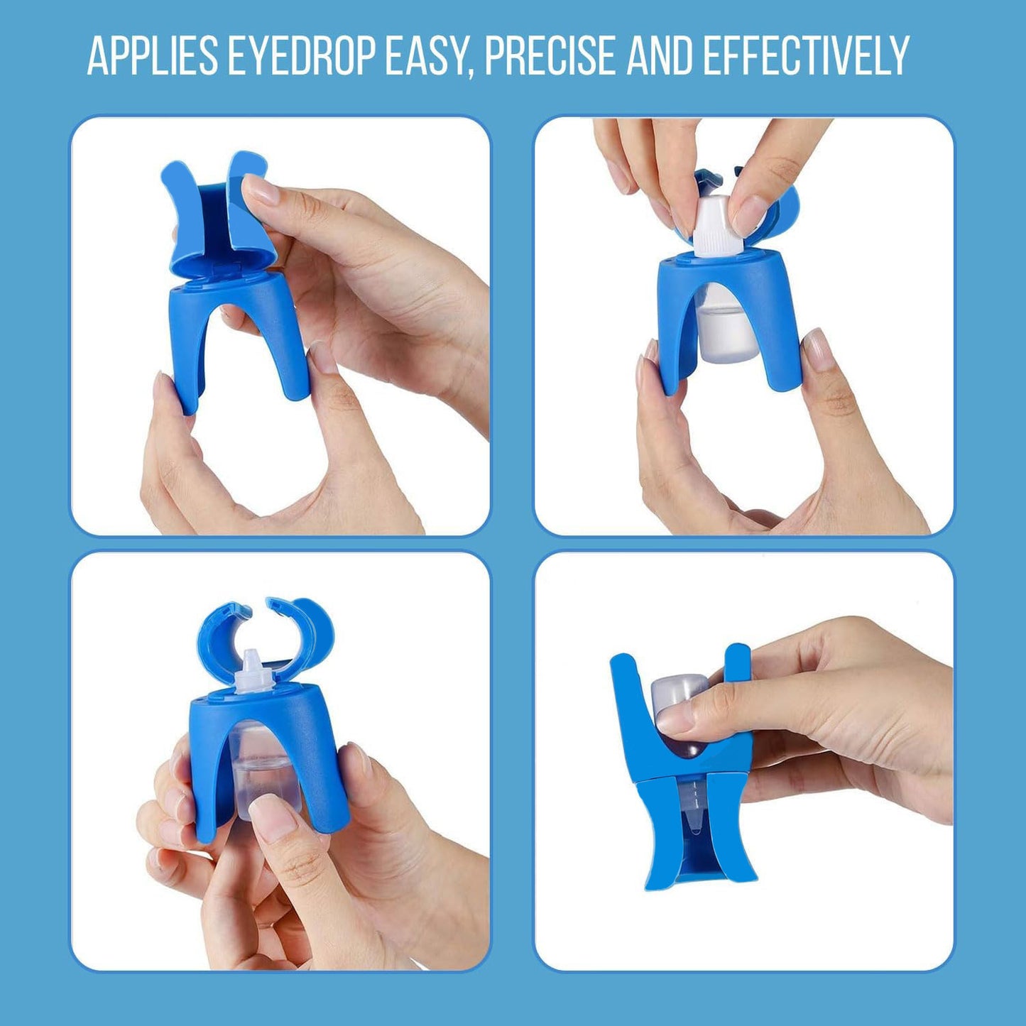 Eye Drop Aid for Precise and Safe Application