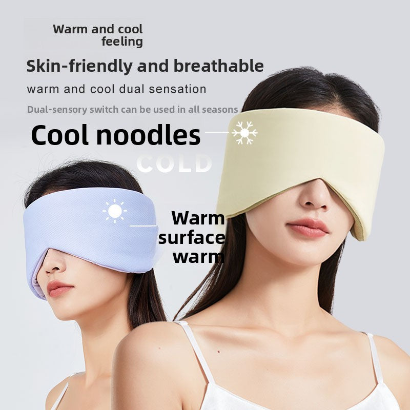 Eye mask and ear mask combined in one - sleeping set for both men and women