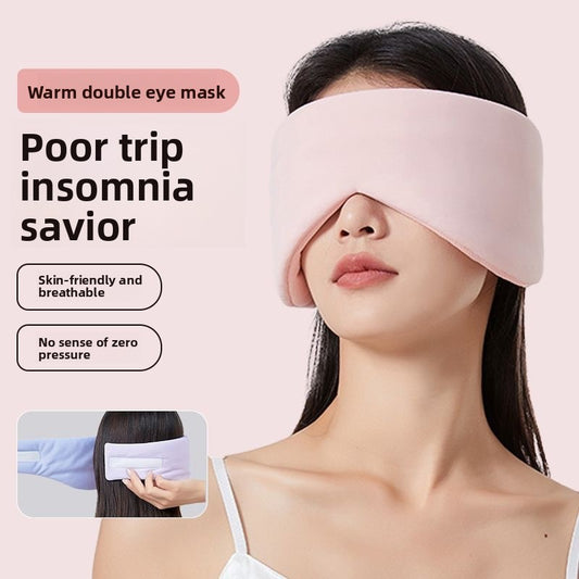 Eye mask and ear mask combined in one - sleeping set for both men and women