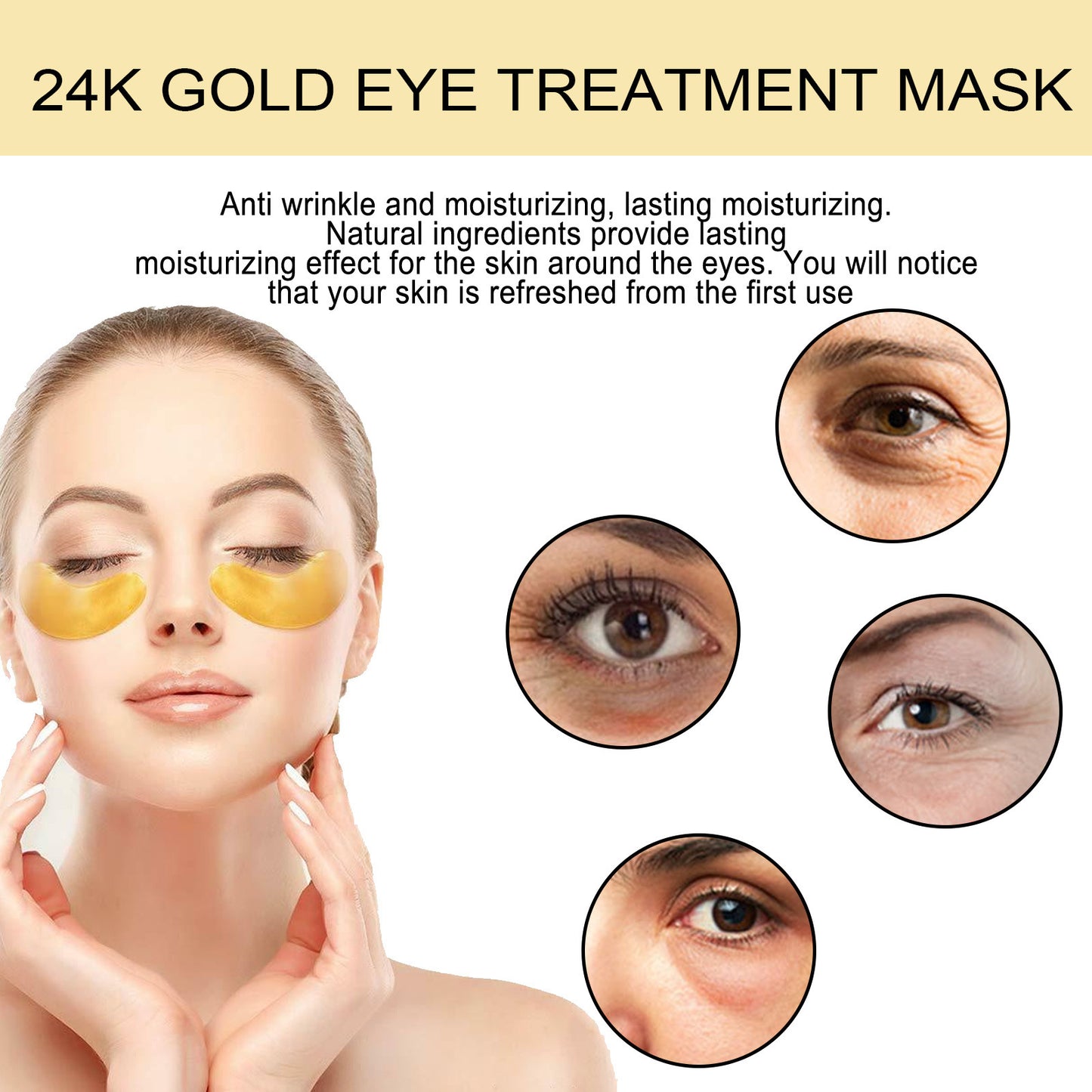 Eye mask sticker