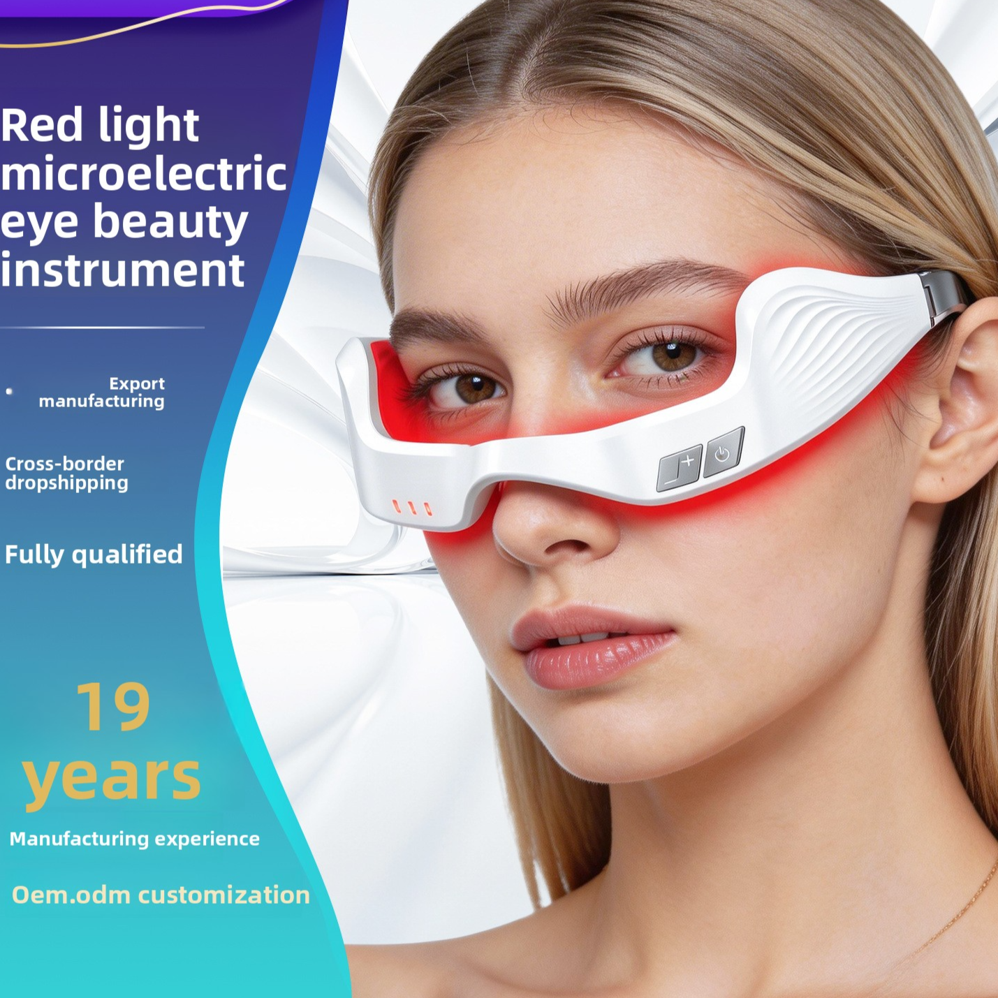 Eye massager device