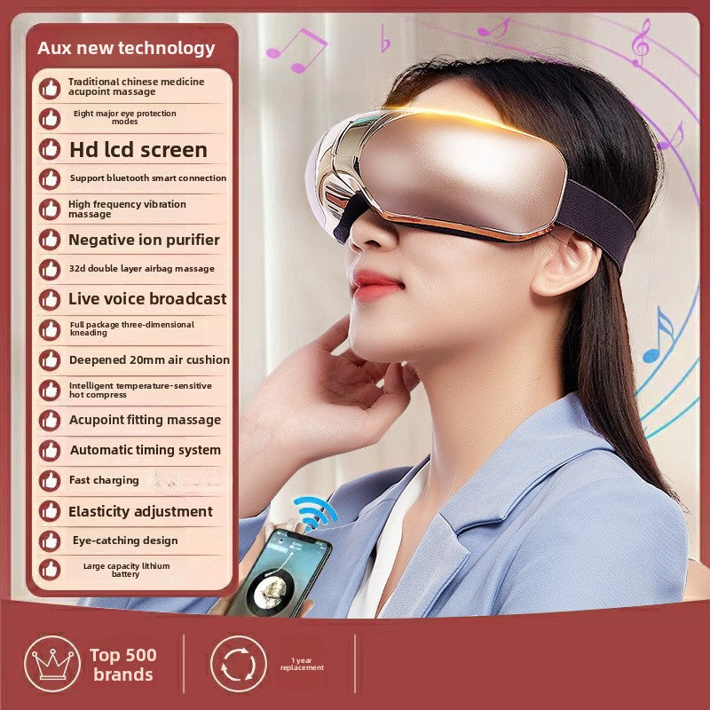 Eye Massager with Heat Compression and Vibration