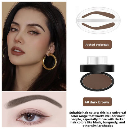Eyebrow makeup powder