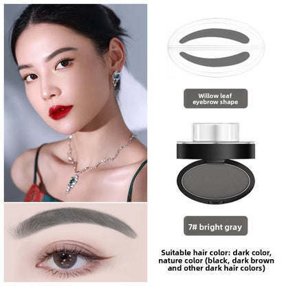Eyebrow makeup powder
