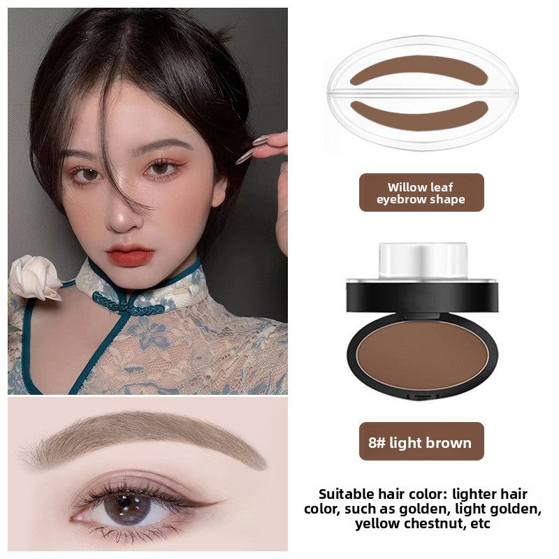 Eyebrow makeup powder