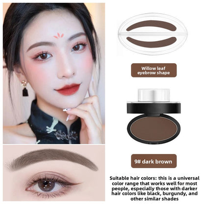 Eyebrow makeup powder