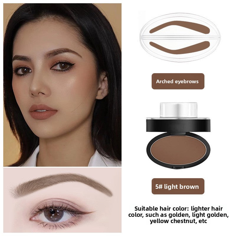 Eyebrow makeup powder