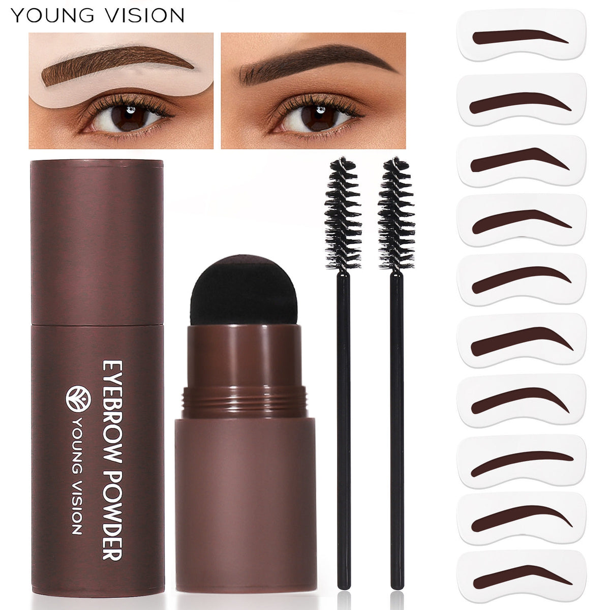 Eyebrow Powder Stamp Set
