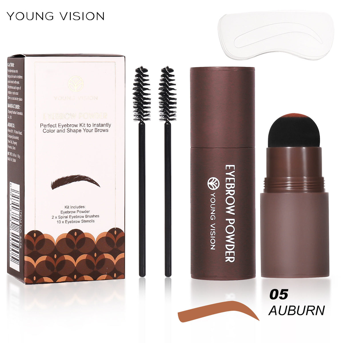Eyebrow Powder Stamp Set