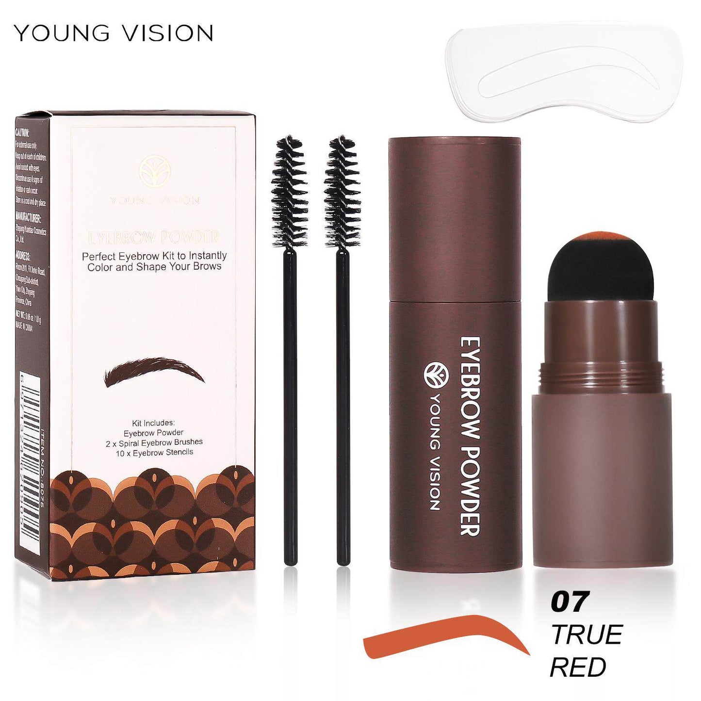 Eyebrow Stamp Powder Set for Contouring