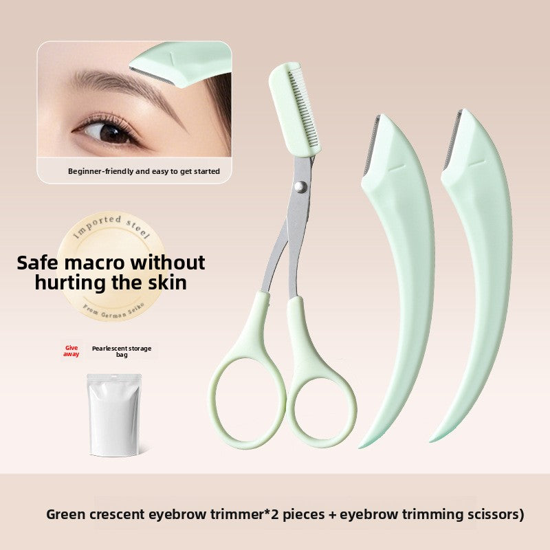 Eyebrow Trimming Knife Set