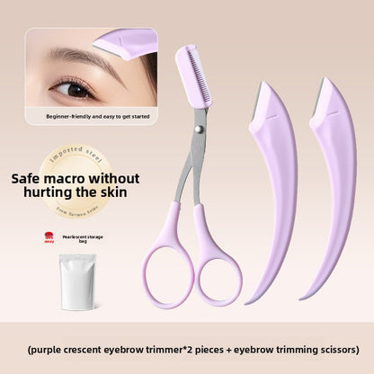 Eyebrow Trimming Knife Set