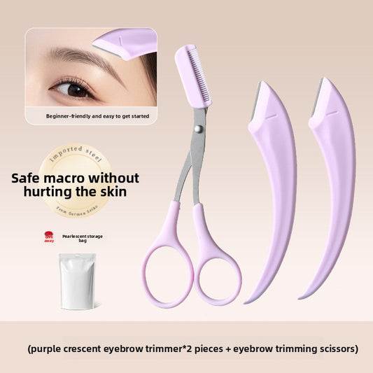 Eyebrow Trimming Knife Set