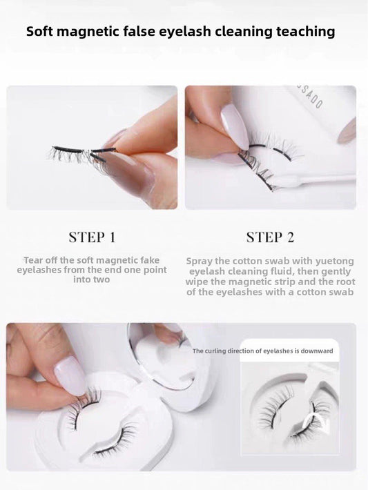 Eyelash cleaning liquid