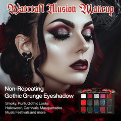 15 color gothic rose eyeshadow palette