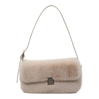 Buy Retro Armpit Shoulder Plush Bag Stylish Everyday Carry for Women