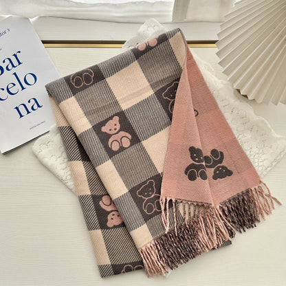 Buy Stylish Versatile Warm Womens Faux Cashmere Scarf for Winter
