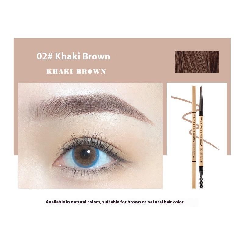 Small Gold Ultra-Fine Eyebrow Pencil Discoloration Resistant