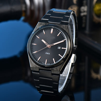 New Simple, Elegant, And Stylish Quartz Mens Watch With Steel Band